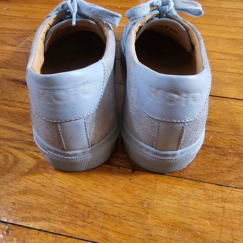 Koio Capri Leather Sneakers Blue Size 8 View 3